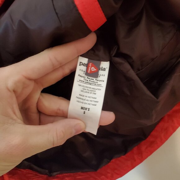 Patagonia Nano Puff Light Puffer Jacket Red Size S - Picture 5 of 6